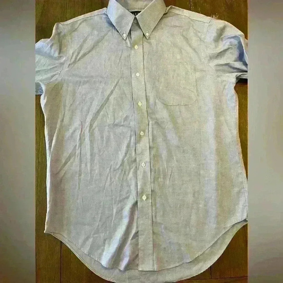 Lauren Ralph Lauren Blue Classic Dress Shirt Mens size 15 1/2 32/33 - Picture 2 of 5